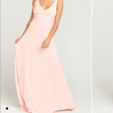 Show Me Your Mumu Jenn Maxi Dress Pink Medium