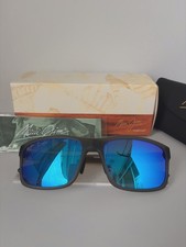 Maui Jim polarized sunglasses B439-11M matte grey frame blue lenses 58/17-139