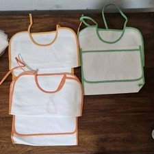 3 SET ASILO DA RICAMARE CUCITI A MANO