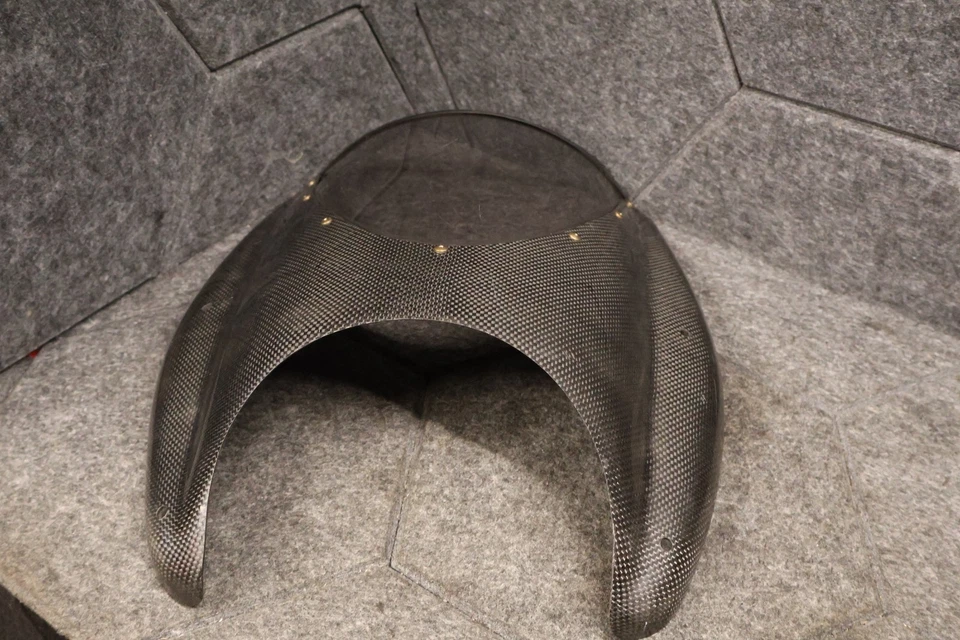 DUCATI MONSTER 600 750 900 CARBON FIBRE SCREEN HEADLIGHT FAIRING - Image 2 of 4