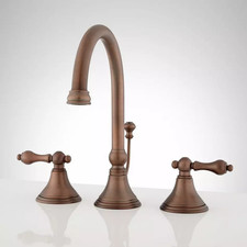 Signature Hardware Melanie Widespread Bathroom Faucet - Oil Rubbed Bronze