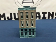 DPM HO Walker Storefront Commercial Building Blue 20400