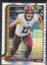 2025 Topps Chrome Luke McCaffrey Pulsar Refractor No. 298