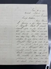 1862 Civil War Soldier Letter Roanoke Island with Former Slaves Contrabands
