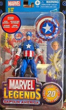 2025  MARVEL LEGENDS 20th Anniversary CAPTAIN AMERICA Series 1 6    Figure MOC
