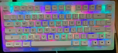 Akko ACR Pro 75 White Mechanical Keyboard RGB