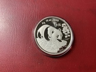 China 5 Yuan 1994 Silber Panda