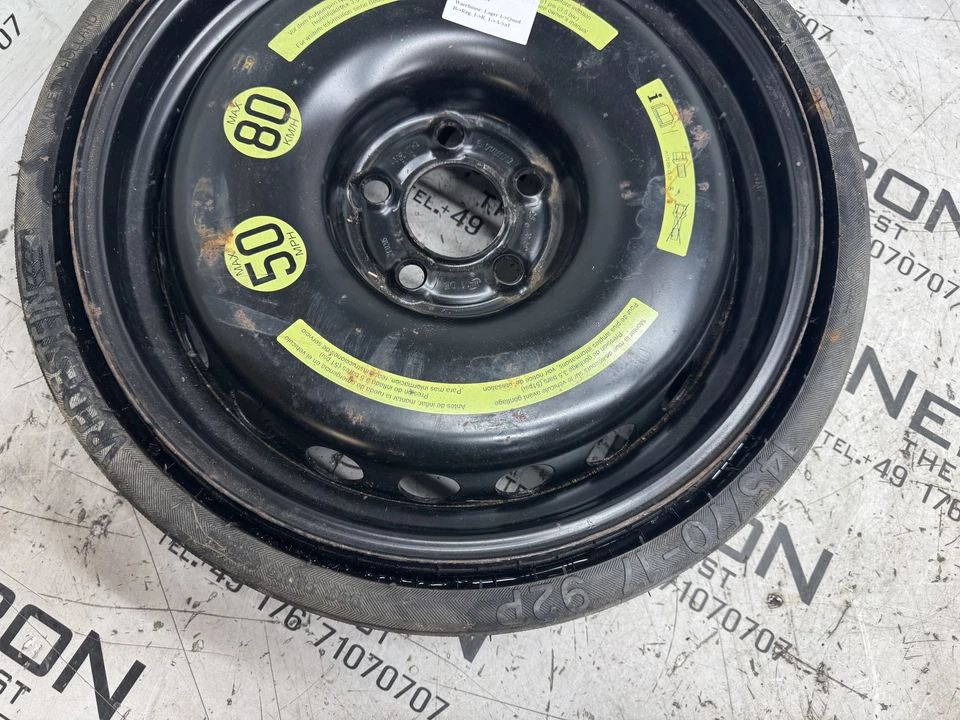 Mercedes SLK R171 17 Zoll Reserverad Ersatz Not Pannen Rad A1714000202 - Bild 2 von 4