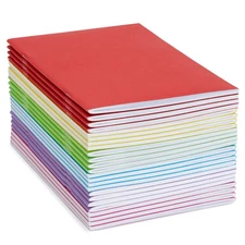 24 Pack Unlined Notebook for Student, Blank Books for Kids to Write (5.5 x 8.5)