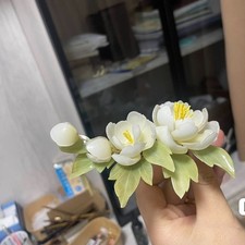 Handmade Peony Hair Clip Chinese Style Hanfu Hair Accessory 1pc