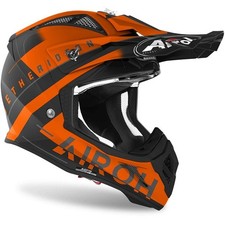 CASCO CROSS ENDURO AIROH AVIATOR ACE AMAZE ORANGE MATT ARANCIONE NERO TG XS