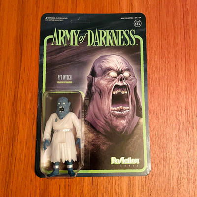 SUPER7 Army Of Darkness Pit Witch Glow In the Dark ReAction Figure Horror Toy