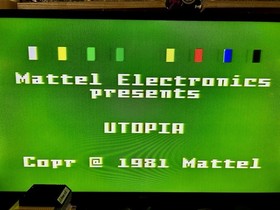 SUPER VIDEO ARCADE SEARS INTELLIVISION 9 GAME LOT CIB UTOPIA &1 DK CART  TESTED