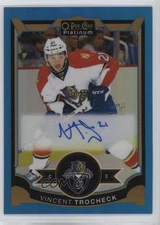 2015-16 O-Pee-Chee Platinum Auto Blue Rainbow Vincent Trocheck #VI Auto b8h