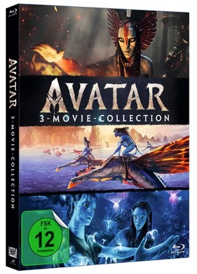 Avatar - 1+2+3 (Fire and Ash) Filme Collection # BLU-RAY-NEU