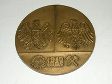Vintage Large Polish Commemorative Medallion 1919 /85 & 1945 / 1985 Poland USSR