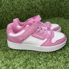 Image of Skechers Girls Quick Street Style Stride Trainers  White/pink Size 1