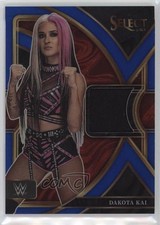 2023 Panini Select WWE Selective Swatches Blue Prizm 47/49 Dakota Kai 1e1j