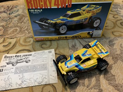 貴重⬛️昭和レトロ⬛️マルイ⬛️KYOSHO ロッキー4WDジュニア 1/32 VINTAGE MARUI Kyosho Off-Road ROCKY 4x4 Junior 1/32 Mini 4wd No