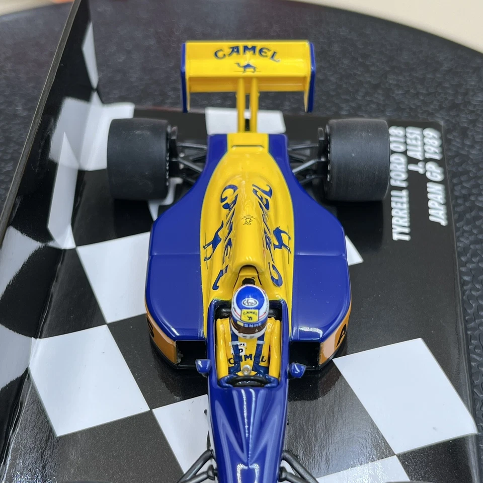 MINICHAMPS 1/43 Tyrrell Ford 018 Jean Alesi #4 Japan GP 1989 CAMEL 403890104 - Image 4 of 4