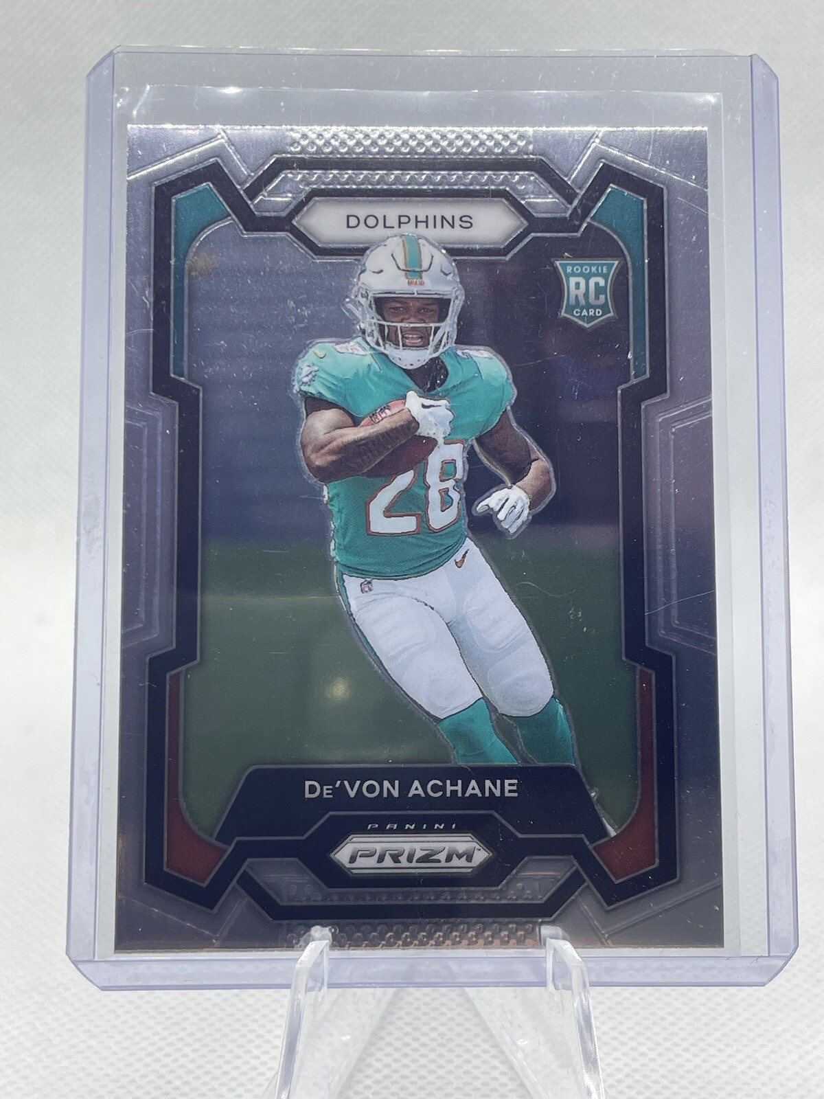 2023 Prizm Football De’Von Achane RC No. 365 Dolphins