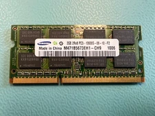 LOT OF 2 Samsung M471B5673EH1-CH9 2GB SO-DIMM 1333 MHz DDR3 Memory PC3-10600