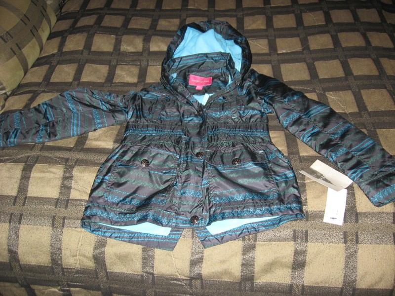 LONDON FOG M/10-12 RN 15101 KIDS HOODED JACKET-100% POLYESTER - NEW WITH TAGS