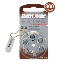 Rayovac Extra Advanced Hearing Aid Batteries Size 312 300 Batteries Keychain