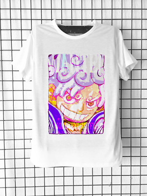 One Piece T-Shirt Ruffy Wanted Geek Manga Animiert Japanisch Erwachsene Größe Kind