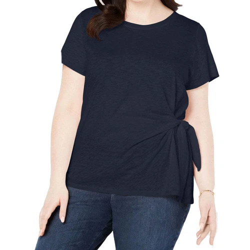 Top de corbata lateral talla grande Style & Co para mujer talla 3X - Imagen 1 de 1