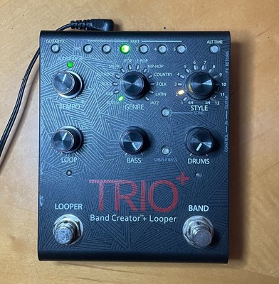 Used DigiTech Trio+ Band Creator Plus Looper Guitar Effects Pedal - Excellent