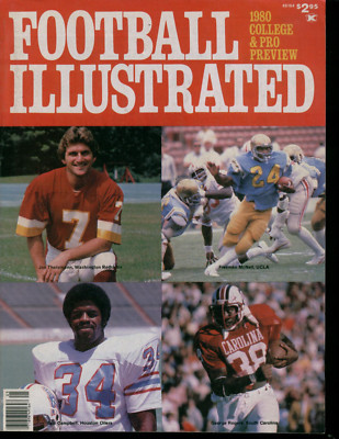 Football Illustrated 1980 College And Pro Preview Ebay 