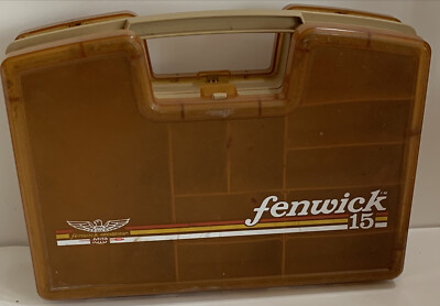 Vintage FENWICK 15 Double Sided Fishing Tackle Box