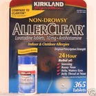 Kirkland Signature Non-Drowsy ALLERCLEAR Loratadine 10mg 365 Tablets