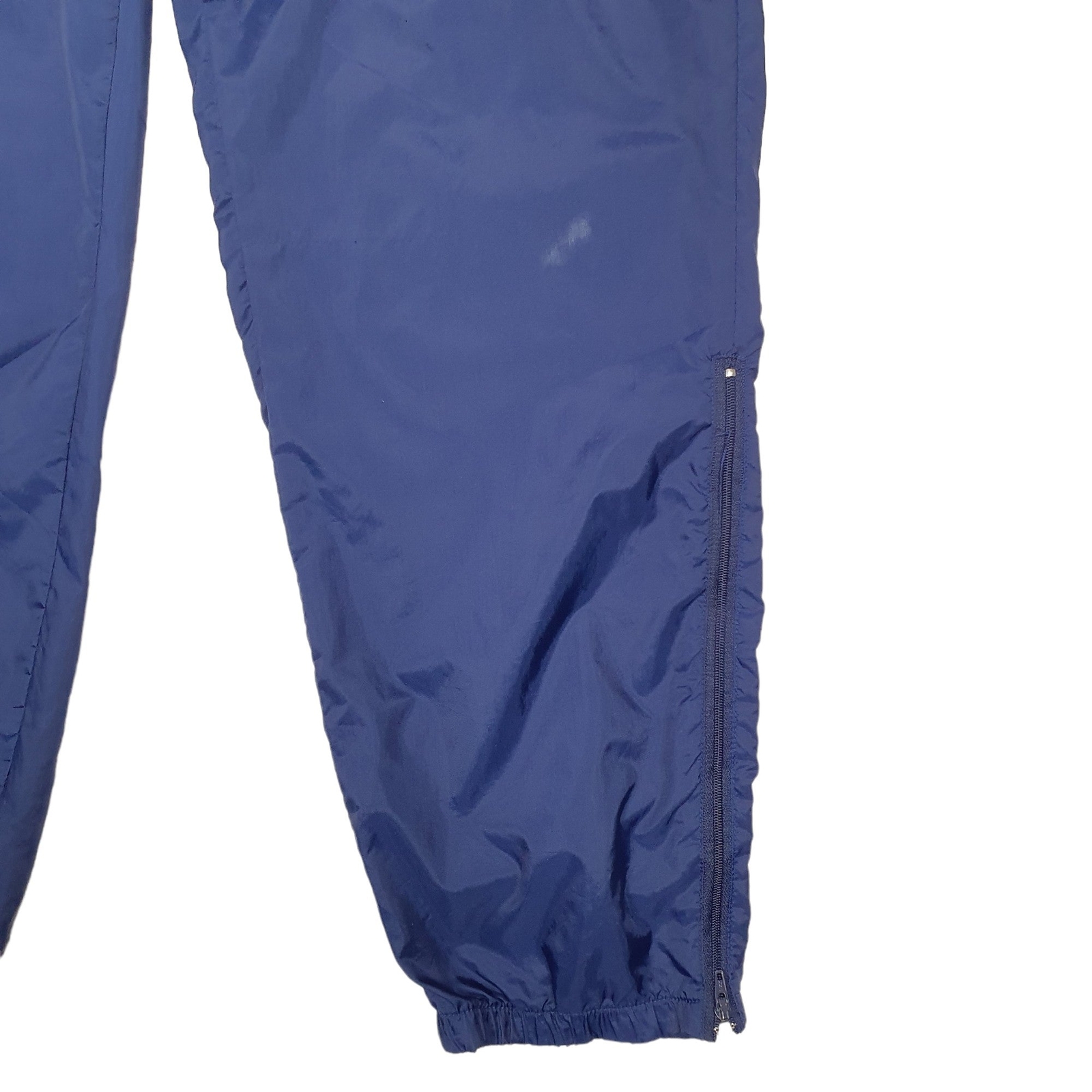 NIKE Vintage Jogger Trousers Polyester Navy Mens W36 L32 image 3