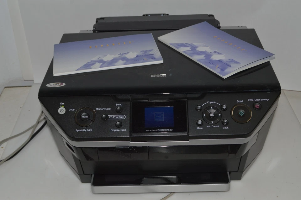 TC EPSON Stylus Photo RX680 Todo en Uno Inkjet Impresora Copiador Lector (RYR66) - Imagen 3 de 4