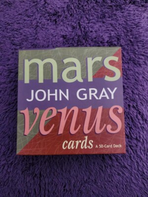  Mars/Venus Inspirational and Relationship Insight Cards By John Gray  (2001)