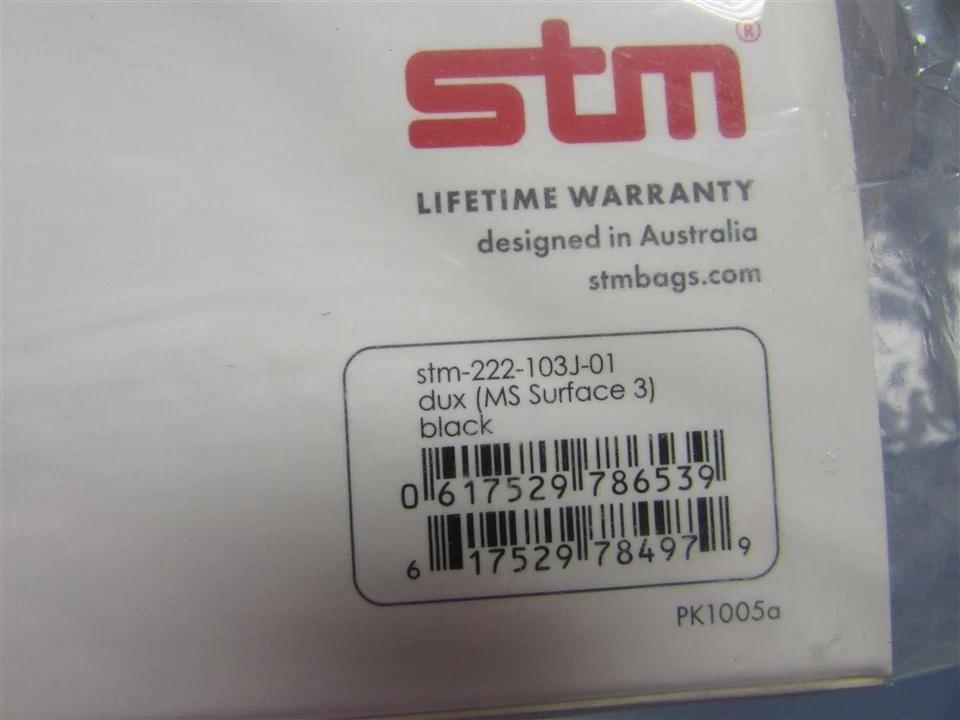 Nueva funda STM Dux para Microsoft Surface 3 (negra) STM-222-103J-01 Foto 3 de 3