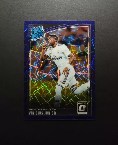 2018-19 Donruss Optic Vinicius Junior RC Purple Velocity Prizm /125 #177 MINT 🍇
