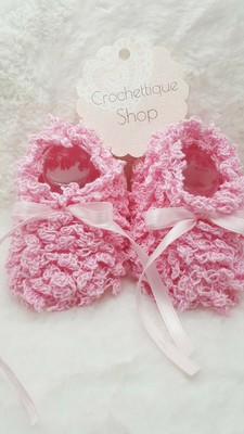 fuzzy baby booties