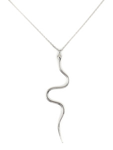 Authentic TB Serpent Snake White Gold Plated Women Jewelry Accessory Necklaces