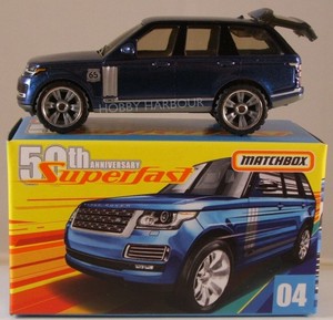 matchbox superfast range rover
