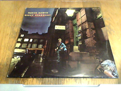 DAVID BOWIE RISE AND FALL OF ZIGGY STARDUST RCA Victor 1st UK LP 1972 Titanic 1E