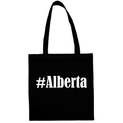 Tasche Beutel Baumwolltasche #Alberta Hashtag Einkaufstasche Schulbeutel Turnbeu