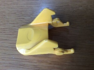 Original Dyson DC03 Staubsauger gelb Kassette Schlauch Verriegelungslasche Auffangknopf