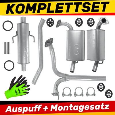 Auspuff Schalldämpferset für Mazda 6 1 GG GY Fließheck, Limousine, Kombi 2.0|2.3