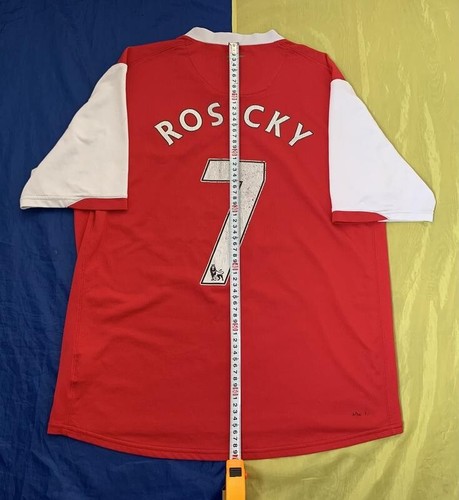 ARSENAL 2006-2008 HOME #7 ROSICKY FOOTBALL SHIRT SOCCER JERSEY NIKE Sz.M - Picture 15 of 15
