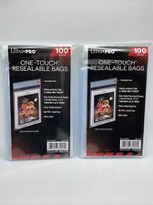 Ultra Pro One-Touch Resealable Bags 2 Packs of 100, 200 Total Bags