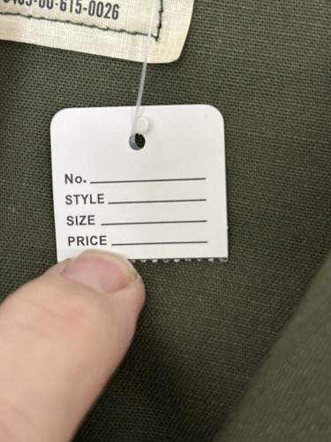 Vtg Selma Apparel Corporation Utility Poly/Cot LS Shirt Men's Size 15-1/2 x 33 - Picture 9 of 20