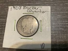 1908-D US Barber 90% Silver Quarter Coin Collectable
